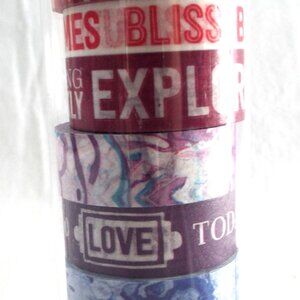 Recollections Color Splash Washi Tape Tube 8 Rolls 10 Yard Rolls 501860